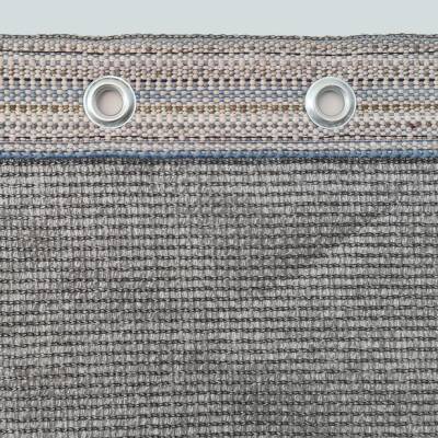 Gölgelik File Jüt Gri - 95'Lik Şerit Halkalı İşlenmiş (180 Gr) - 2