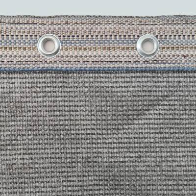 Gölgelik File Jüt Gri - 95'Lik Şerit Halkalı İşlenmiş (300 Gr) - 2