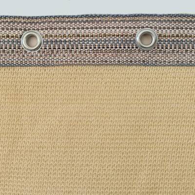 Gölgelik File Jüt Krem - 95'Lik Şerit Halkalı İşlenmiş (180 Gr) - 2