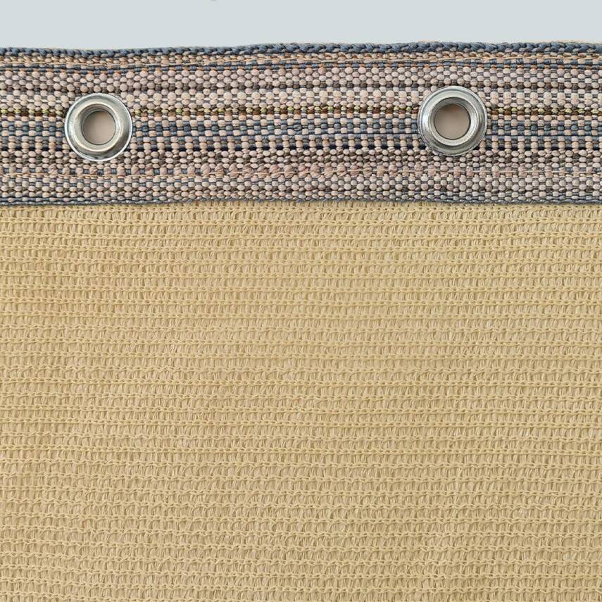 Gölgelik File Jüt Krem - 95'Lik Şerit Halkalı İşlenmiş (180 Gr) - 2