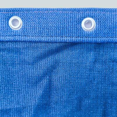 Gölgelik File Jüt Mavi - 95'Lik Şerit Halkalı İşlenmiş (180 Gr)