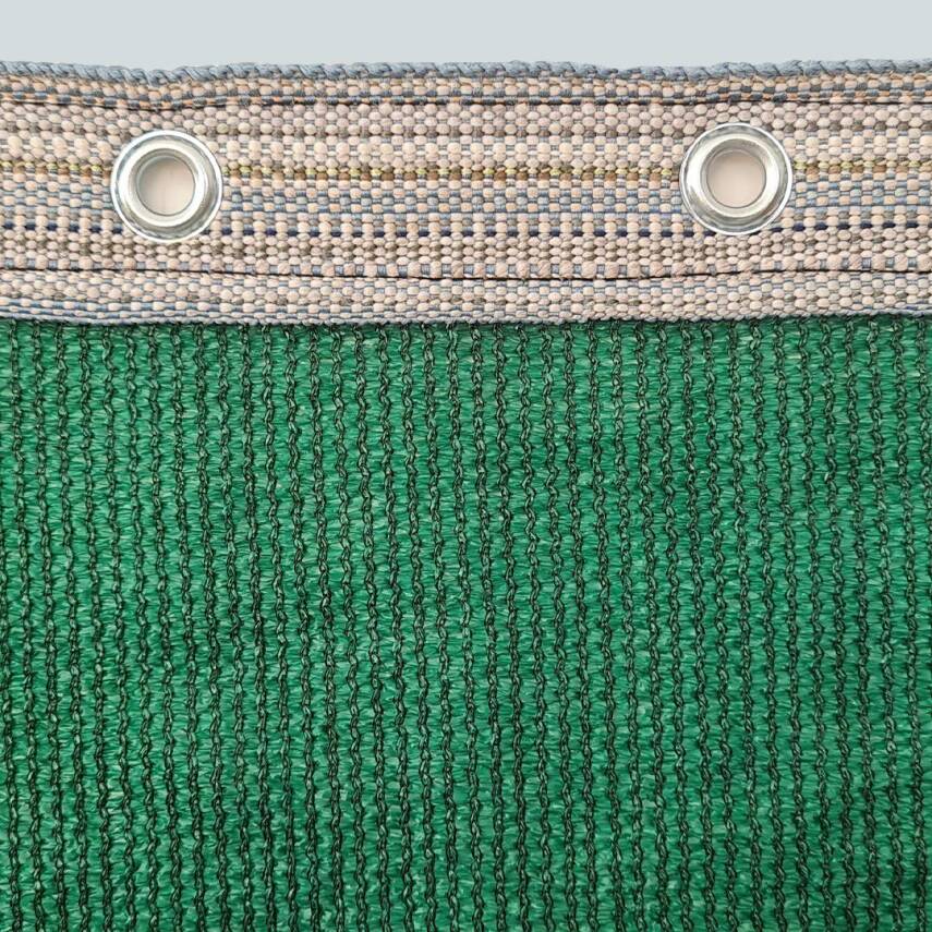 Gölgelik File Jüt Yeşil - 95'Lik Şerit Halkalı İşlenmiş (180 Gr) - 2