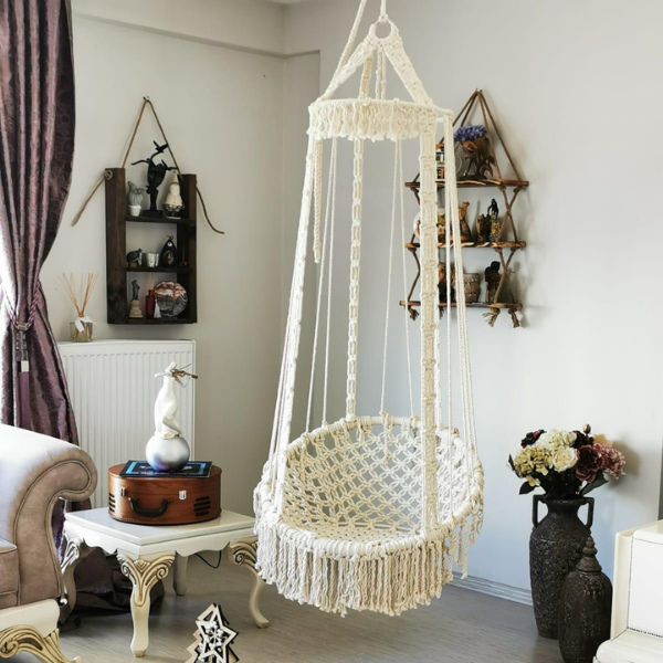 Makrome Salıncak Yuvarlak - 1